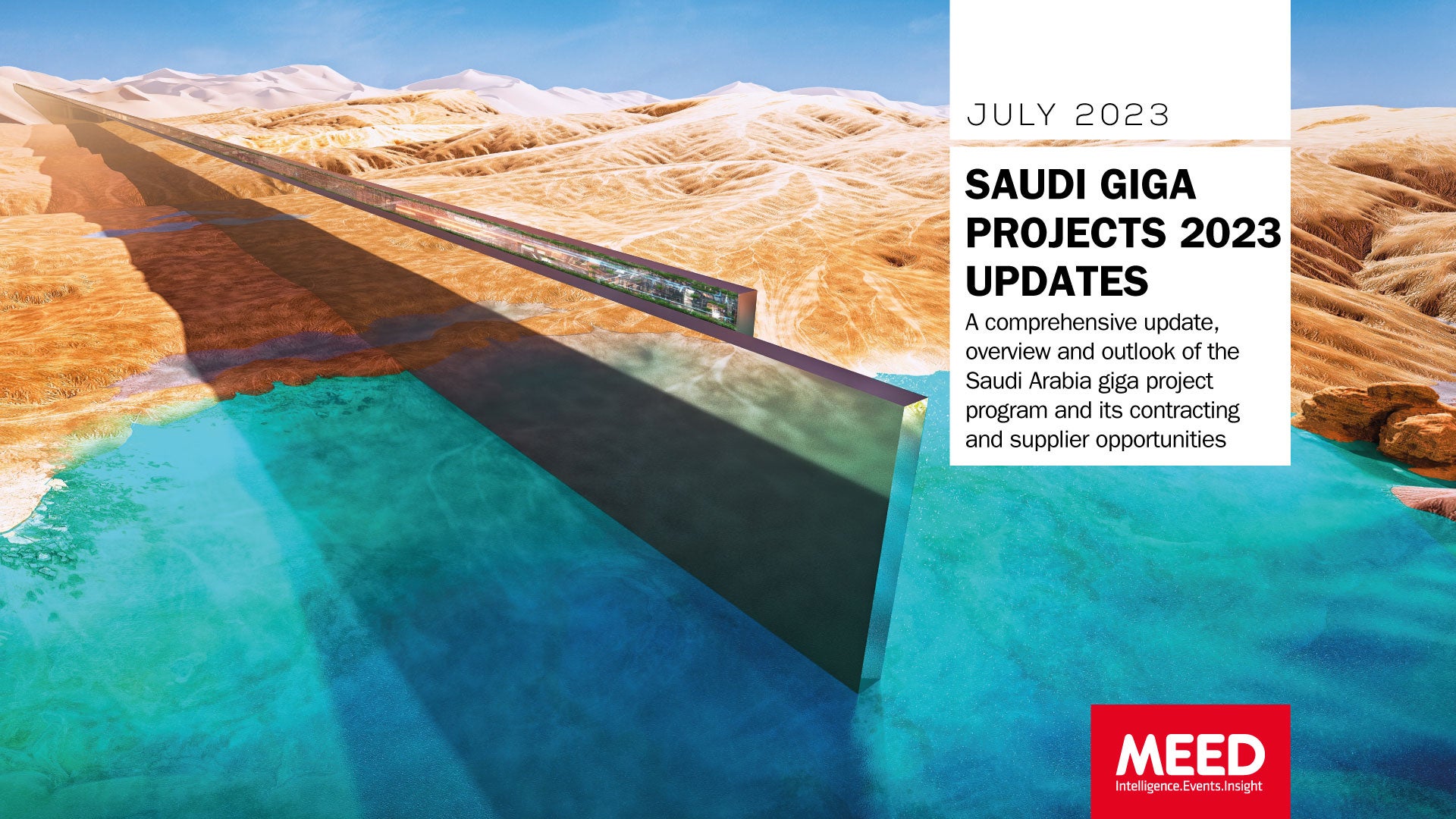 Saudi Giga Projects 2023 Updates MEED Premium Report