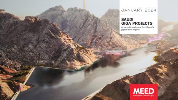 MEED Saudi Giga Projects Report Cover