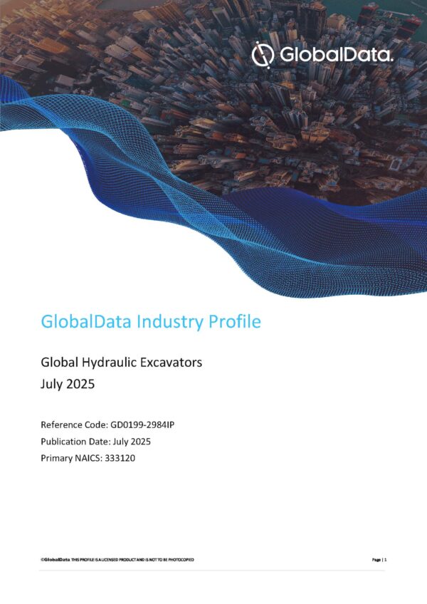 Hydraulic Excavators Market Coverpage