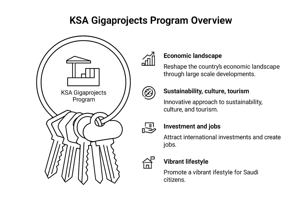 Quick overview of the Saudi Arabia Giga Projects Market